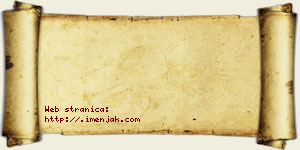 Janoš Crnišavac vizit kartica